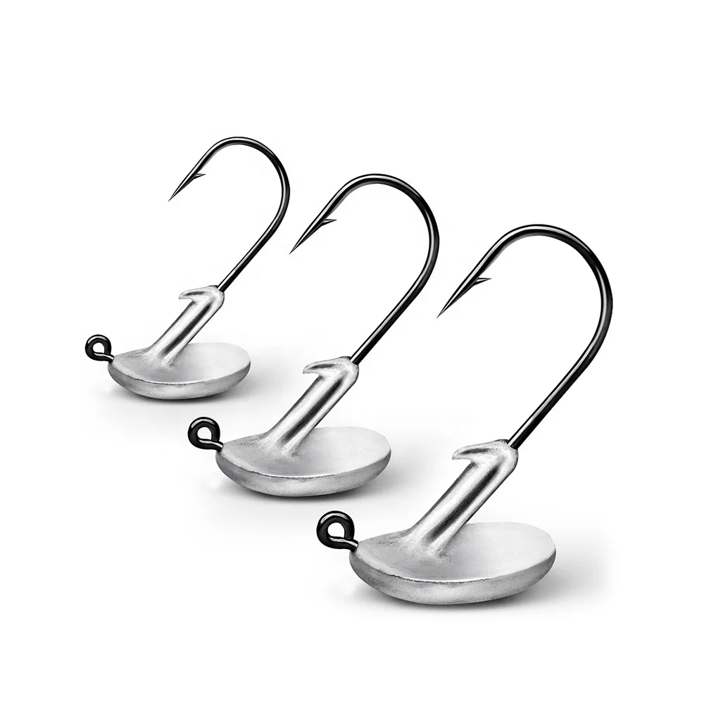 Newbility 3.5g 5g 7g 10g 14g Fishing BKB Hooks Worm Fishing Tackle Accessories Jig Lead Head Hook