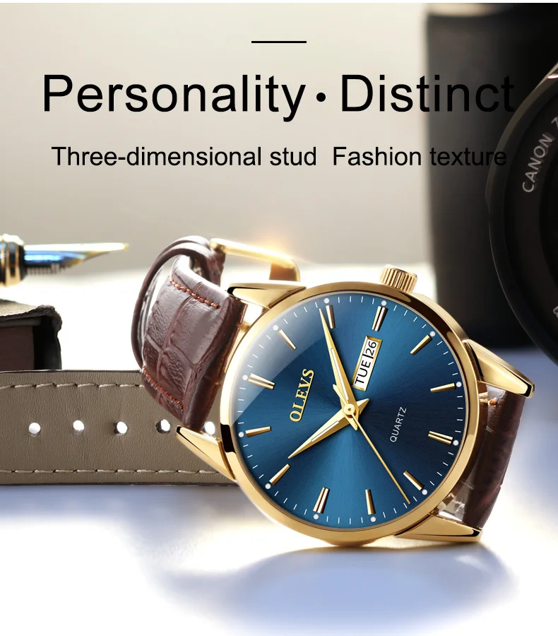 
OEM Custom Logo Watch Men Fashion Luxury Leather Factory Supplier Wholesale Price Watches Waterproof Quartz Man Watches 