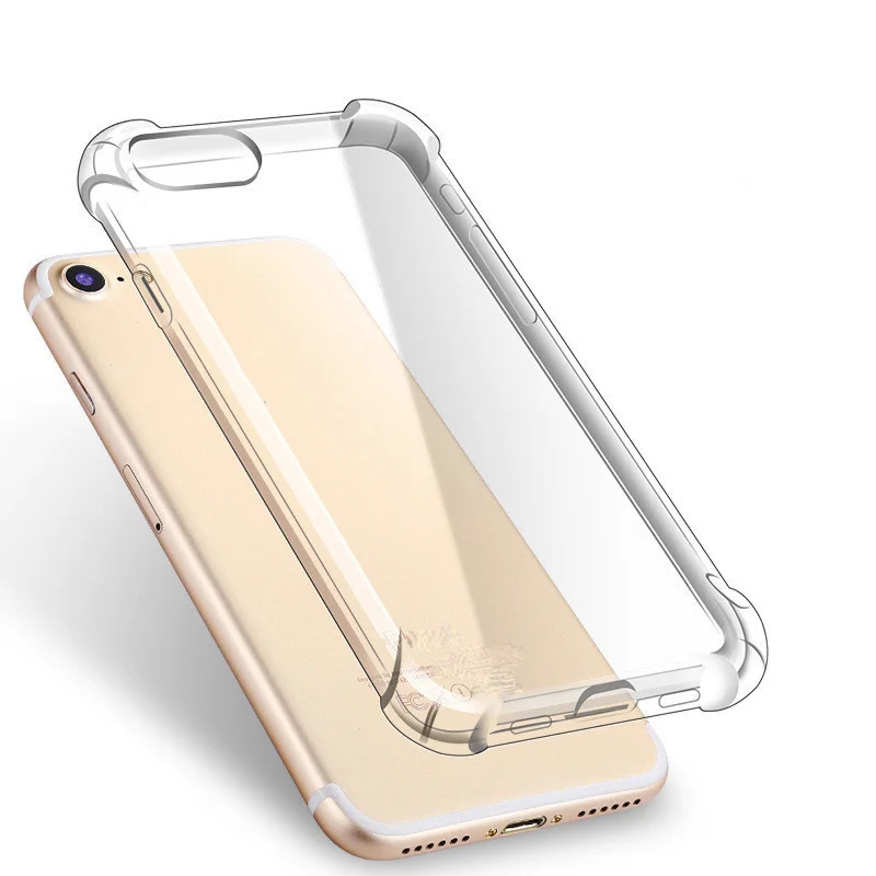 

High Clear Cover Case TPU Transparent Cellphone Case For iPhone X XR XS MAX