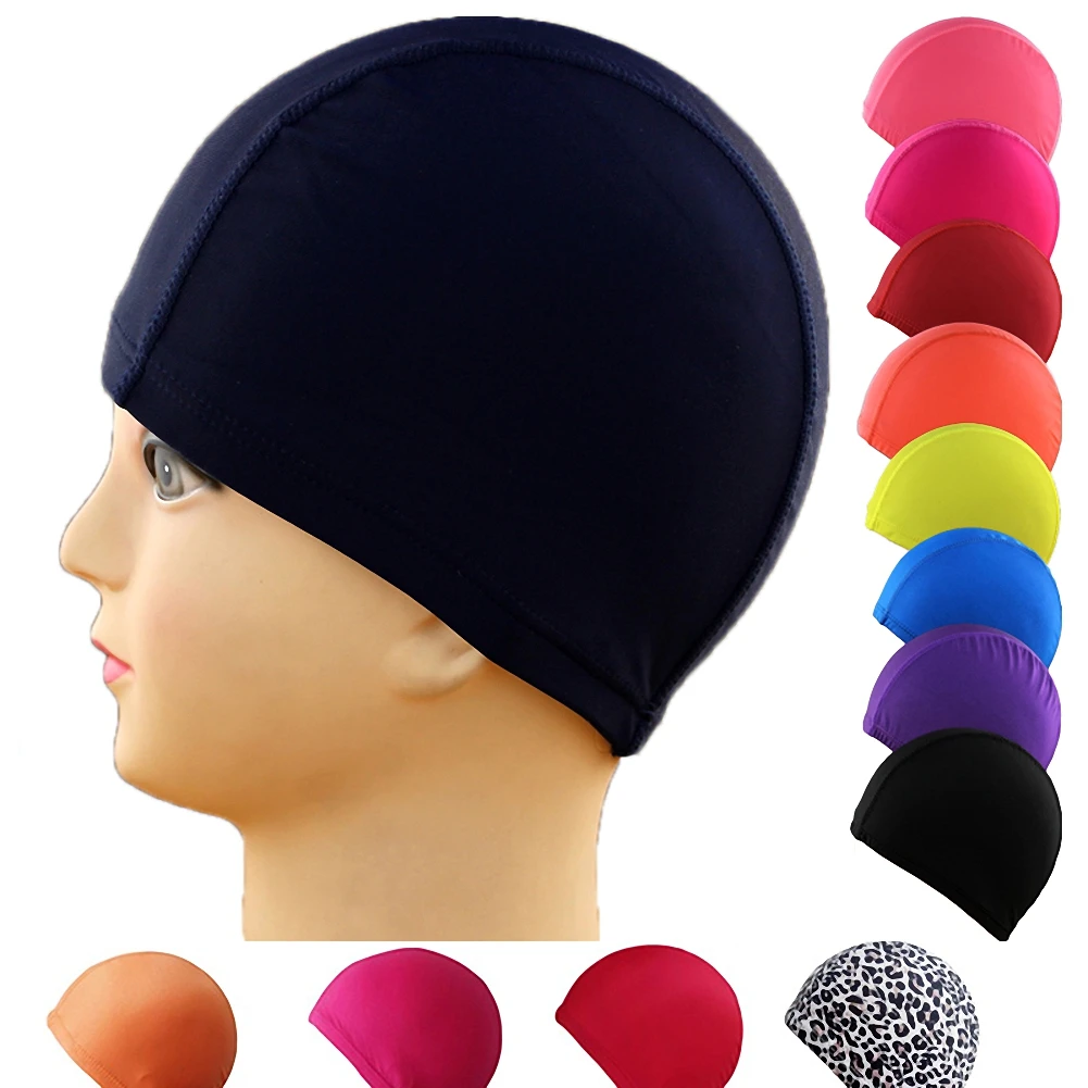 Nylon Swim Cap Durable, Spandex Fabric with Custom Logo