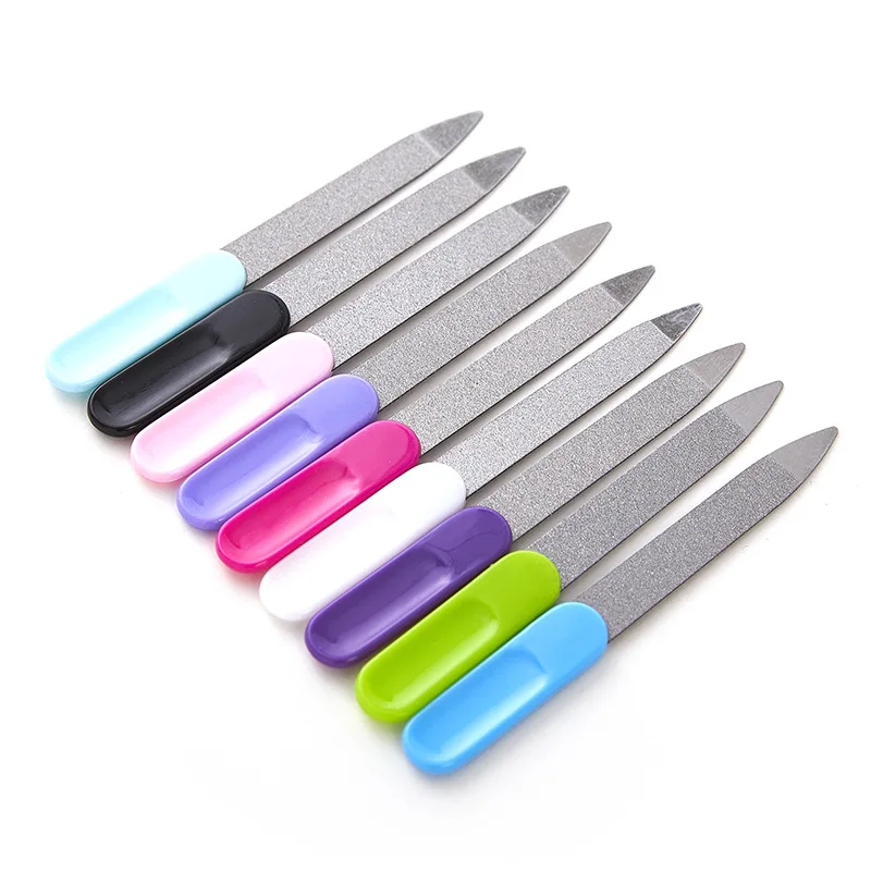 

Double Sided Nail File Stainless Steel Manicure Pedicure Tools Files Metal Nail File Stainless Steel Fingernail