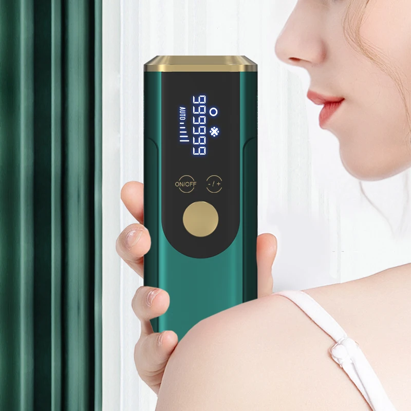 

2022 drop shipping Professional Gem Plane Flash ice cool painless Permanent Laser epilator IPL hair removal at home use