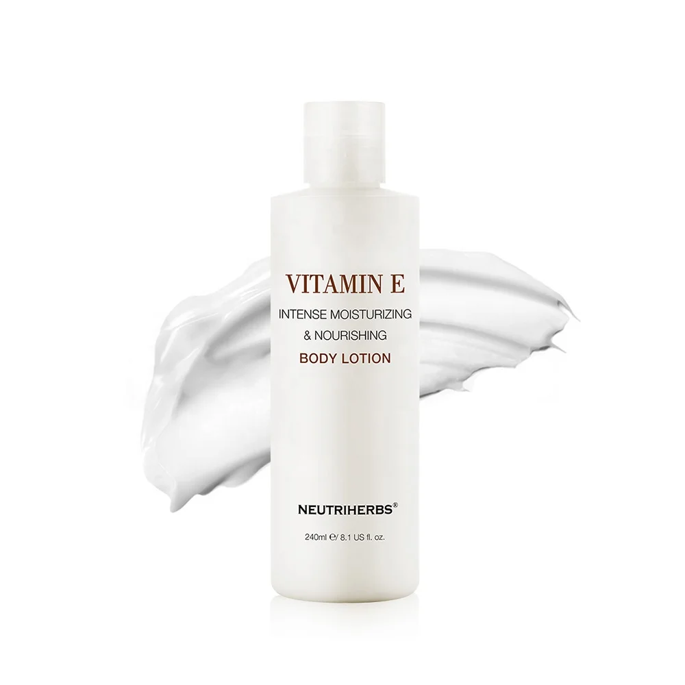 

Wholesale Hydrating Organic Moisture Vitamin E Skin Whitening Body Lotion, White