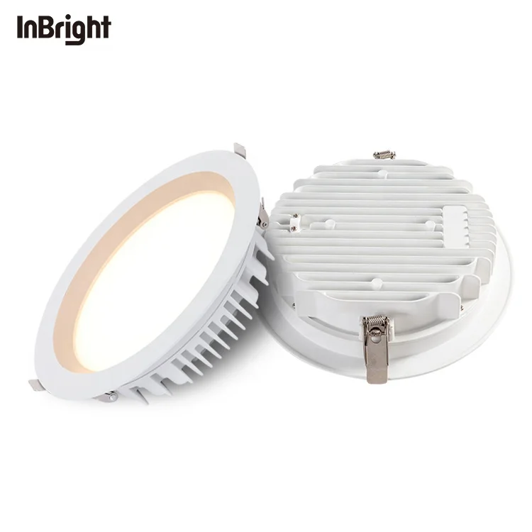 New design top quality aluminum round fixture ceiling 12W 16W 18W 25W 35W SMD recessed light led downlight