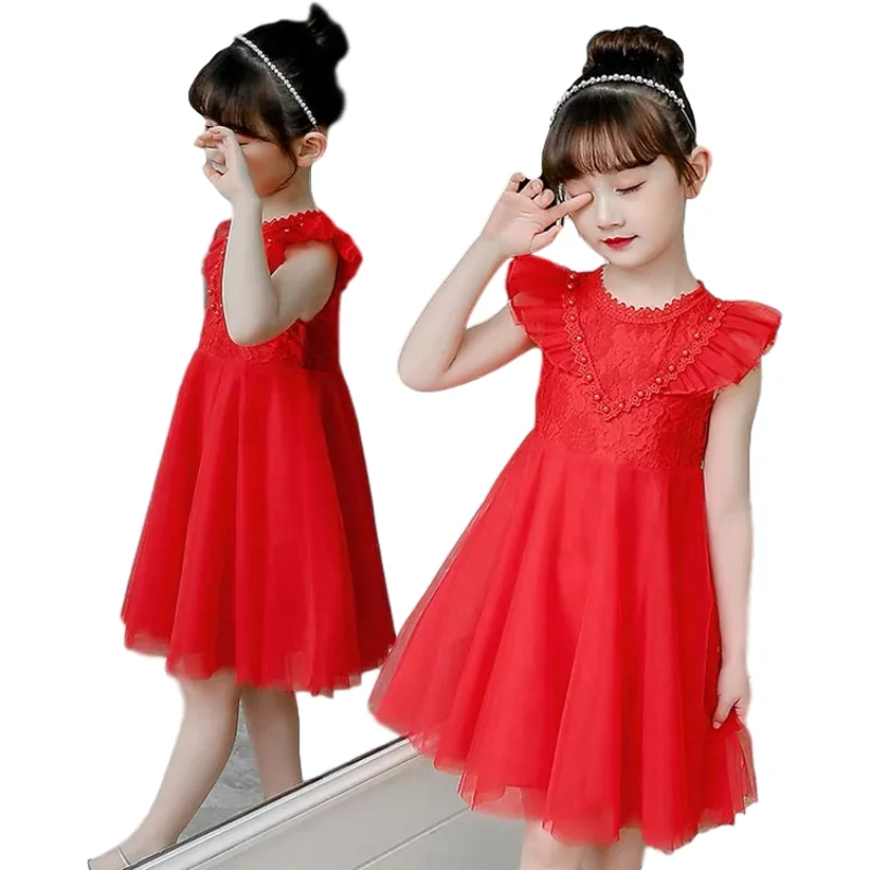 

2020 latest in stock fashion 2-12 years old baby girl dresses for party
