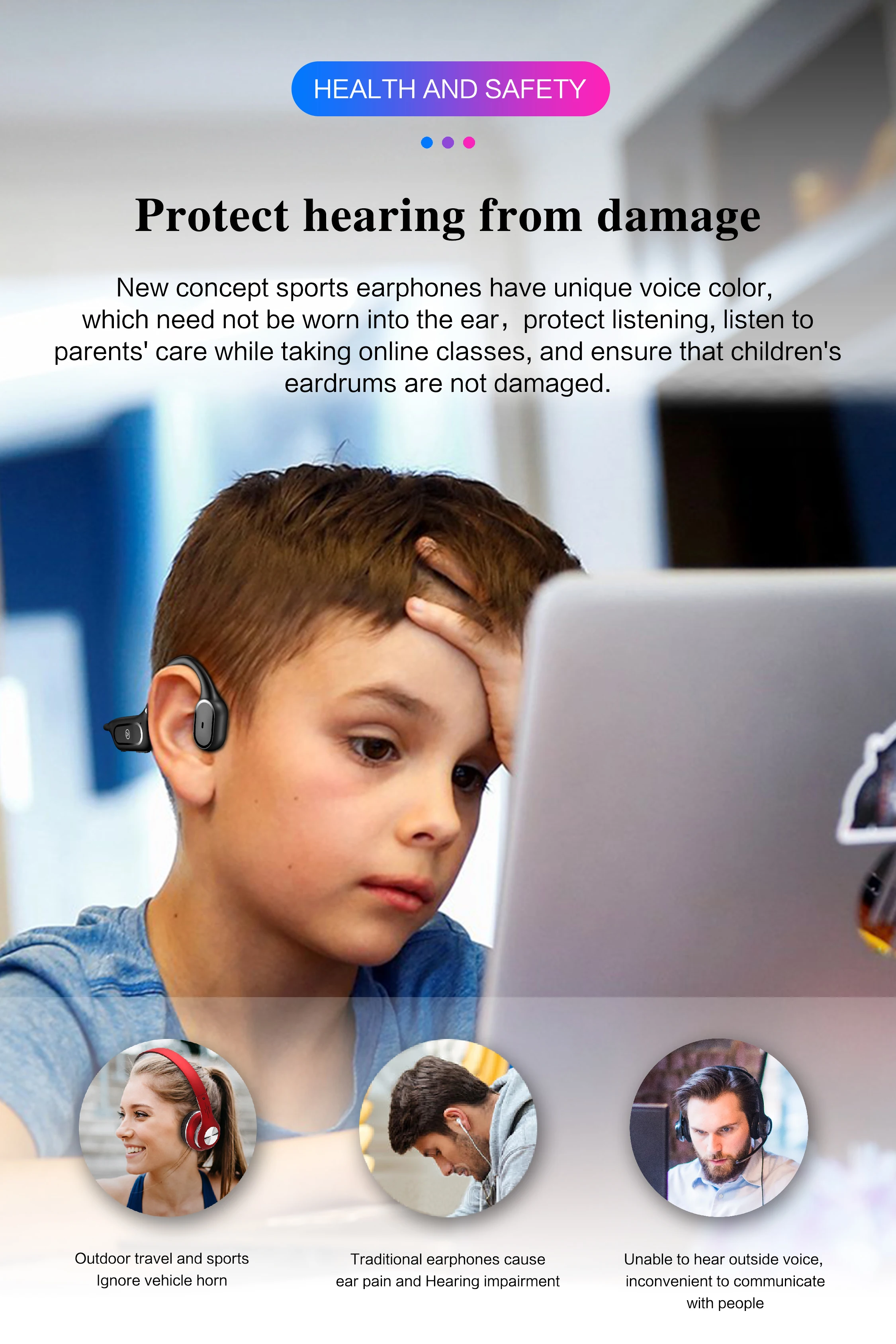 H11 dropshipping electronic true headphones bone conduction earphones - ANKUX.COM