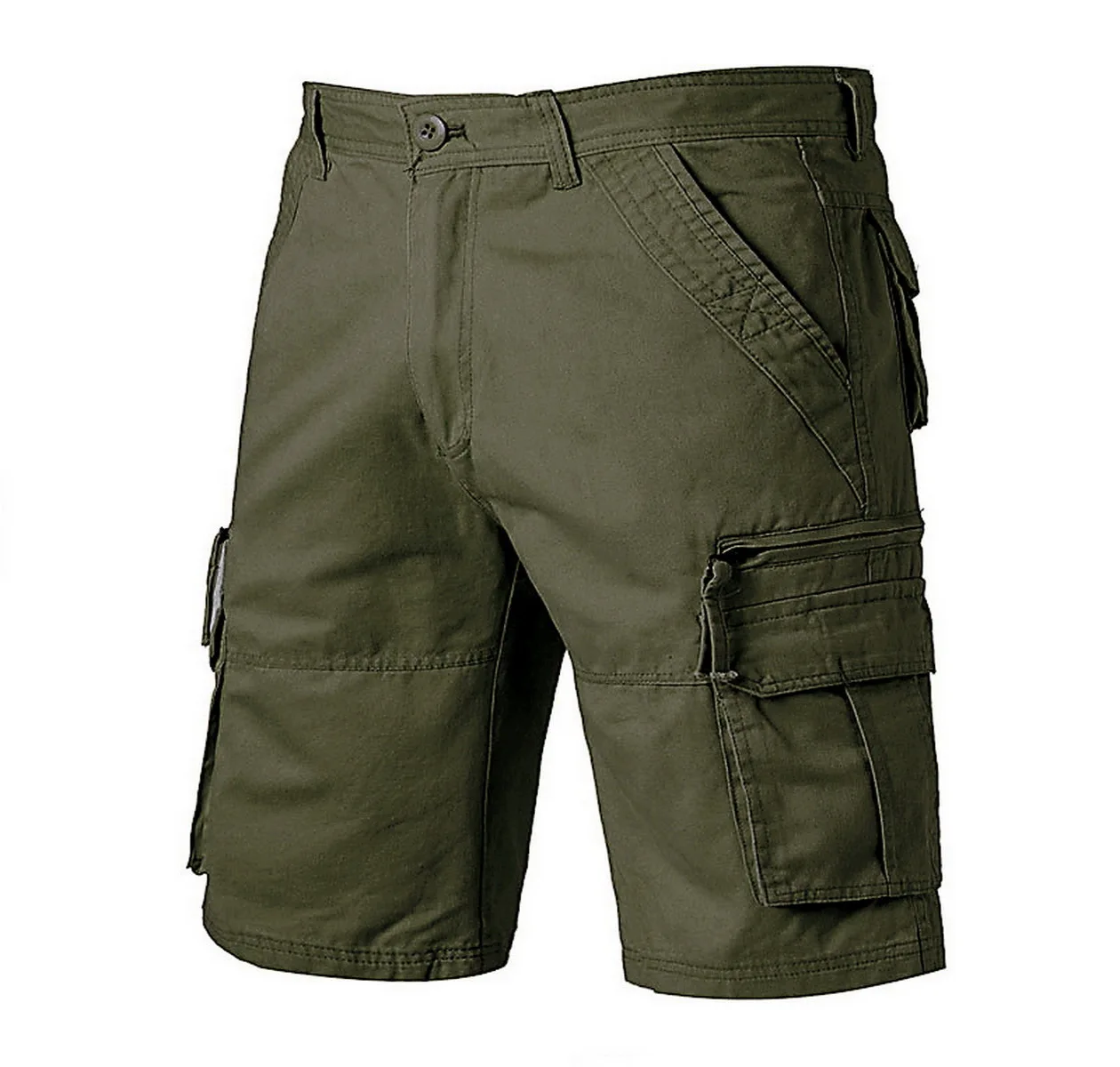 

Fashion Men's Cargo Shorts Summer Casual Pocket Work Short Pants Trousers