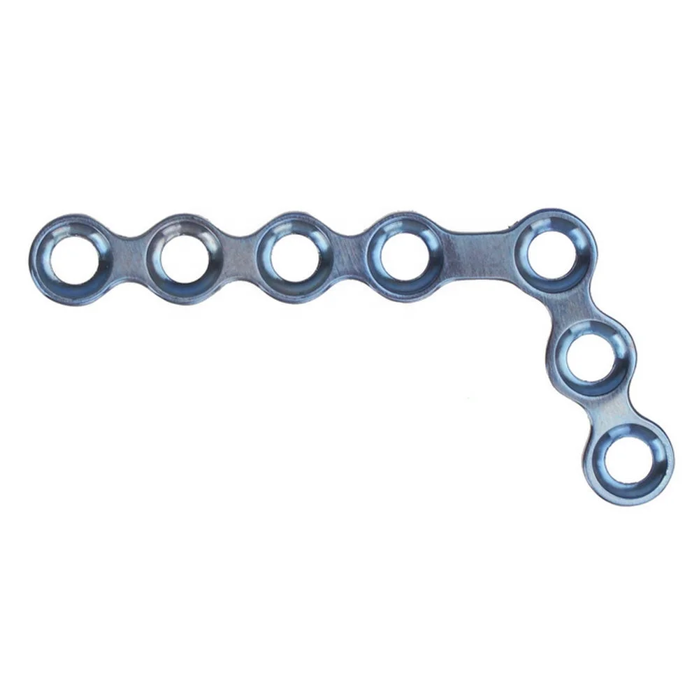 
CE & ISO Marked Medical Maxillofacial Surgery 2.0mm 110 L type Locking Plates Orthopedic Surgical Implants 