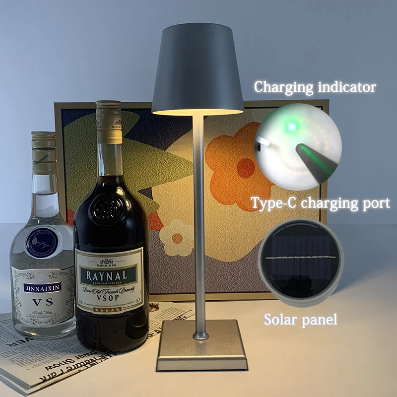 

Portable Led Outdoor Camping Lighting Solar Energy System Charging Wireless Table Lamps With Remote