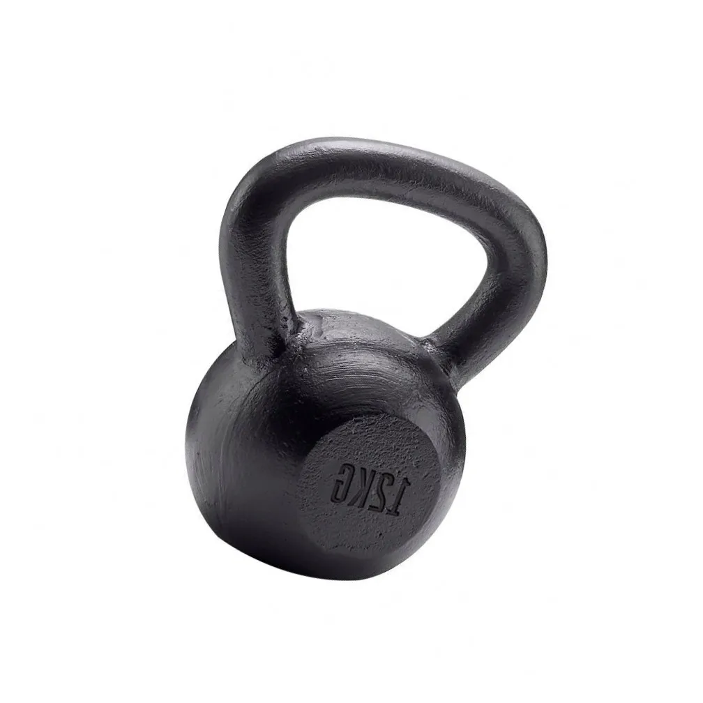

Black Cool Fitness Bodybuilding Strength Training Cheap Soft Competition Kettlebell, Custom color
