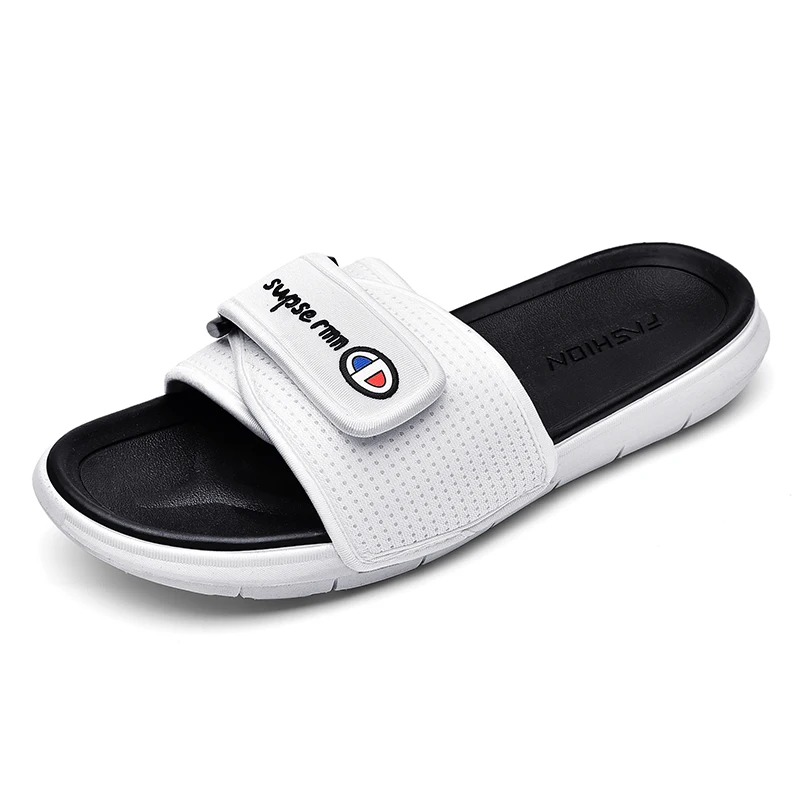 

New fashion trend leisure one word flop outdoor home dual use slippers