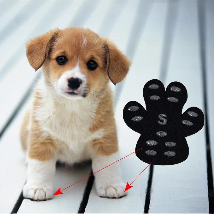 

Anti Slip Dog 4 pcs / set Paw Protector Anti-Slip Grip Pad Grips Dog Foot Pads