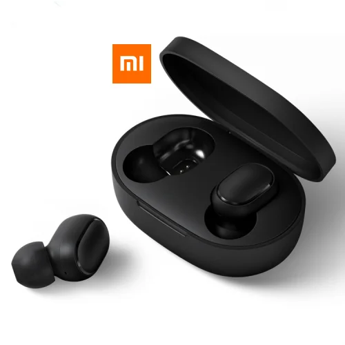 

Original Xiaomi Redmi AirDots 2 v5.0 True Wireless Earphone with Charging Box Support Call Voice Assistant earbuds headpone, Black