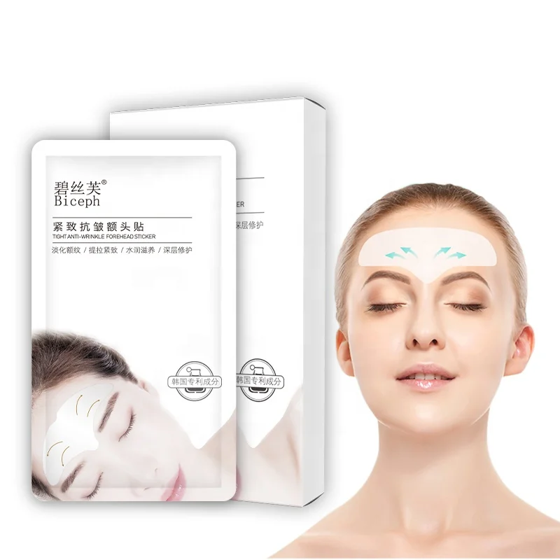 

Wholesale 10pcs/Boxes Forehead Anti Wrinkle Pads Patches Facial Skin Care Anti-Aging Moisturizing Face Mask Gel Forehead Patch