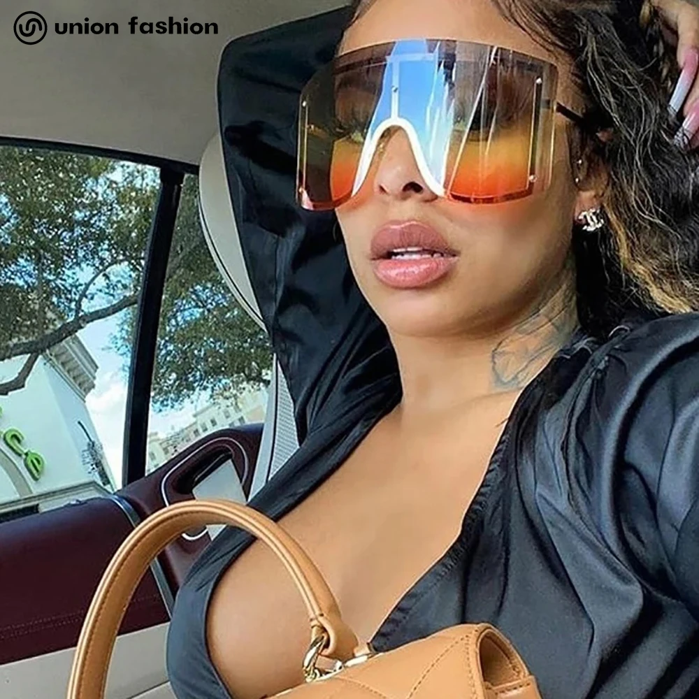 

Luxury Integrated Fashion Vintage Shades Personality Women Men Cross-framed Sunglasses, 7 colors