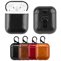 

Luxury Bag For Apple AirPods earphone Wireless Earphone Leather Case Cover For Air Pods 1 2 Funda Cover Charging Box Cases