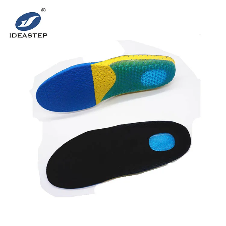 

Ideastep Amazon good selling high spring gel with good shock absorption breathable perforated EVA sport insoles, Customized accept