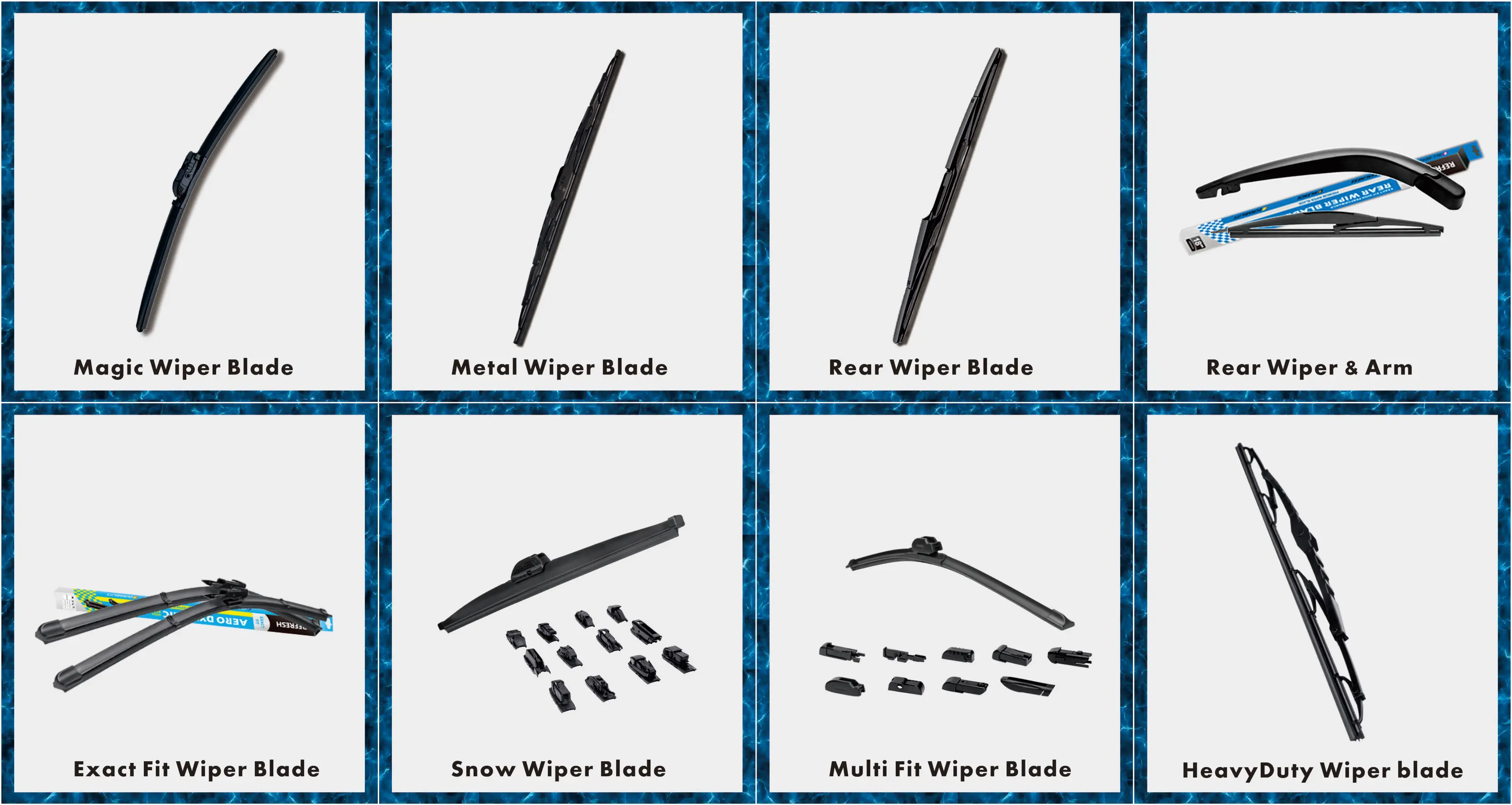 AERO Mercedes-Benz Beam Windshield Wiper Blades – Set Of 2, Teflon Coated, Direct Replacement
