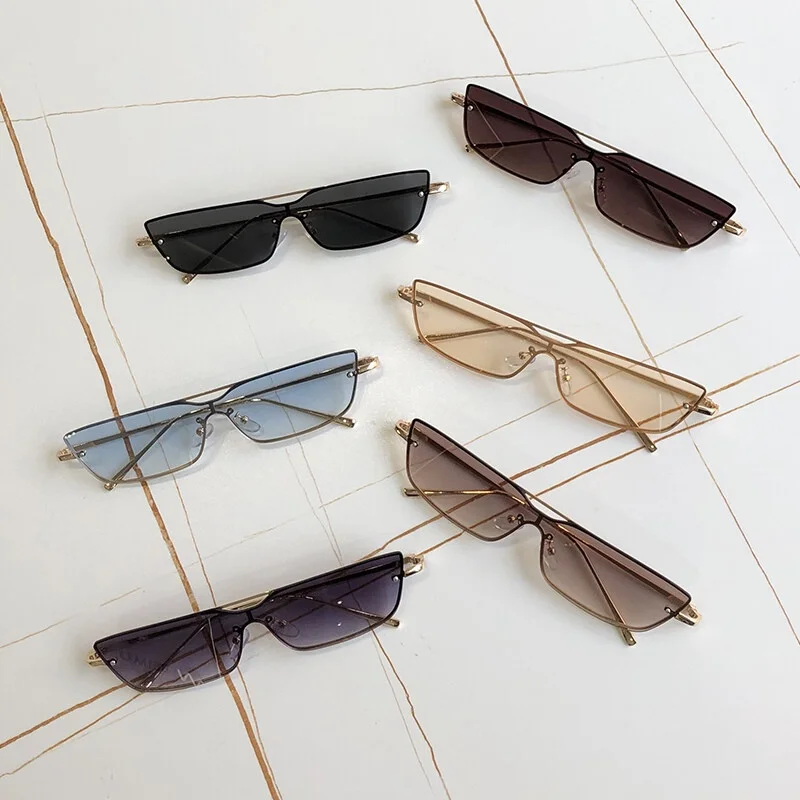 

9180 Sunglasses Metal Butterfly Frame Korean Style Driving UV400 Polarized Europe and America Trend Retro Sun Protection