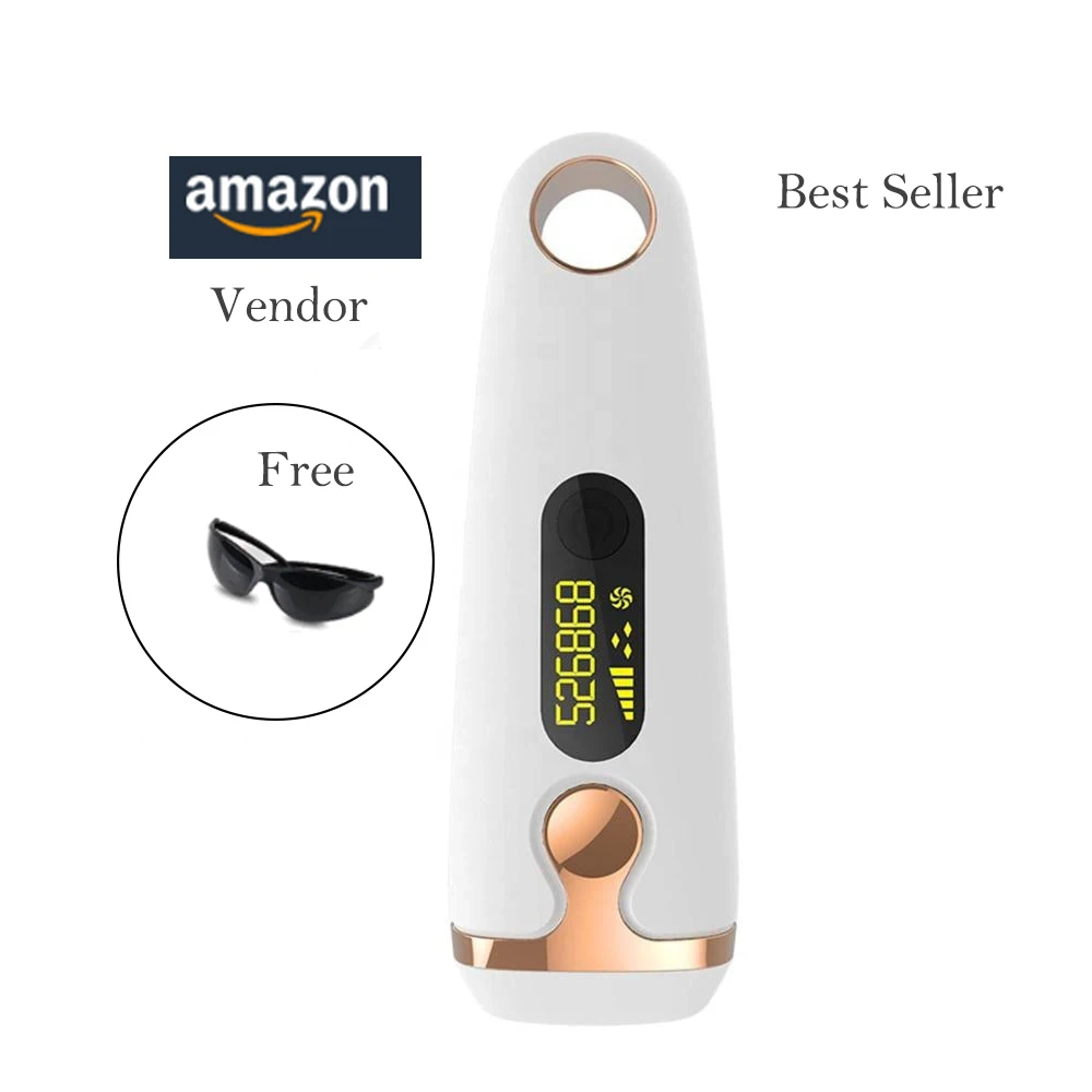 

Amazon Best Seller CE ROHS Approved Home Use Portable IPL Ice Laser Machine Body Permanent Facial Laser Hair Removal For Women