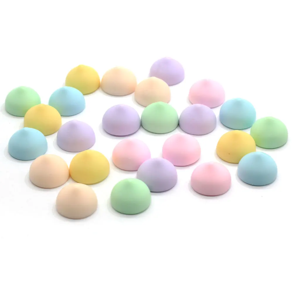 

Pastel Chocolate Chips Morsels Resin Flatback Cabochon Kawaii DIY Resin Craft Decoration Miniature Resin Food For Phone