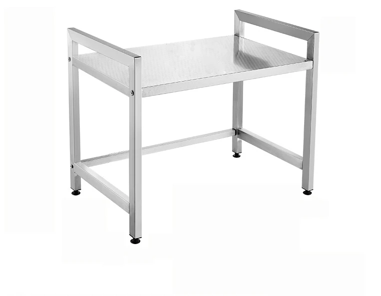 

home used utility 2 tiers 304 stainless steel microwave oven stand storage, Silver