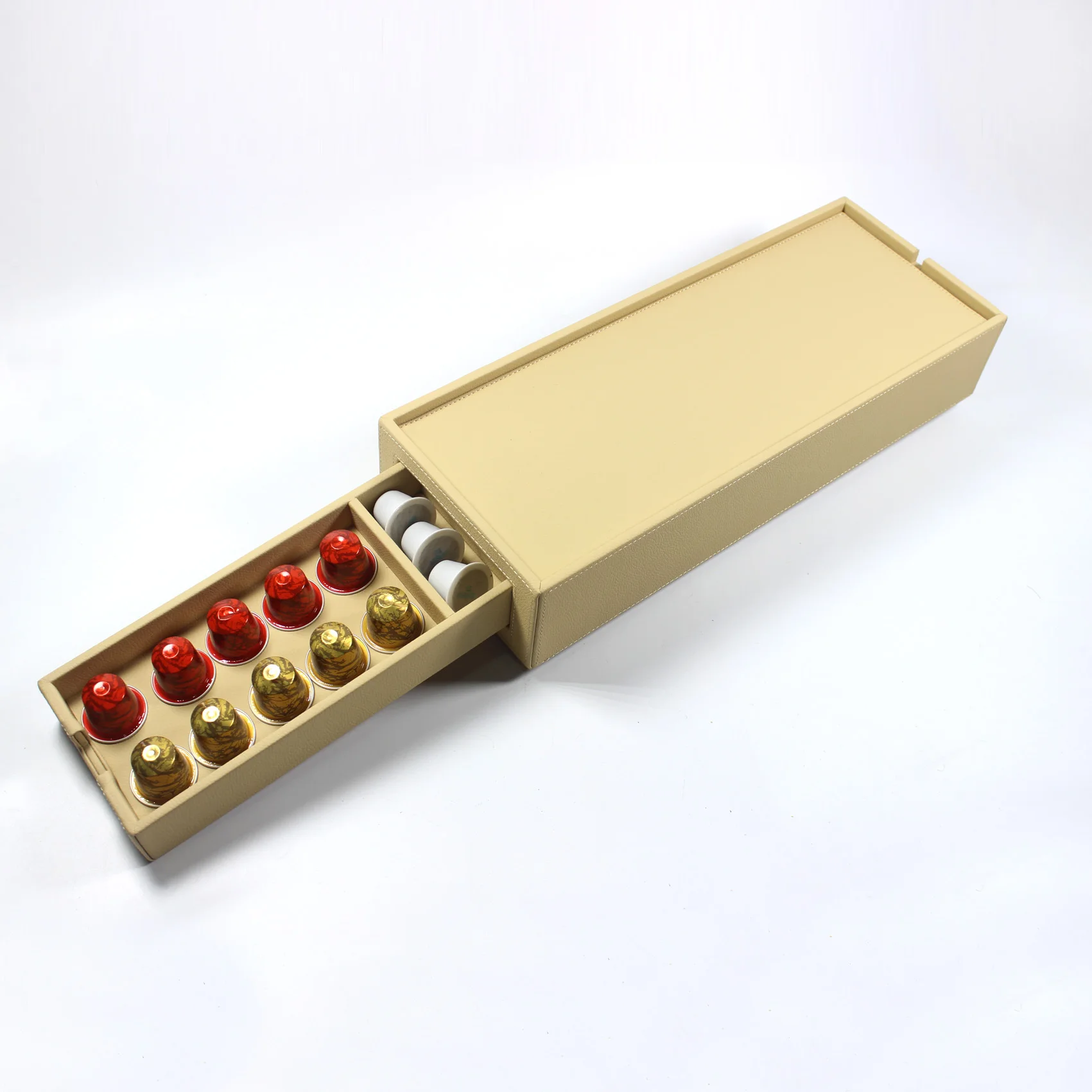 

New Luxury Coffee Capsule Organizer coffee pod holder coffee station organizer with 10 capsules storage, Can be customized