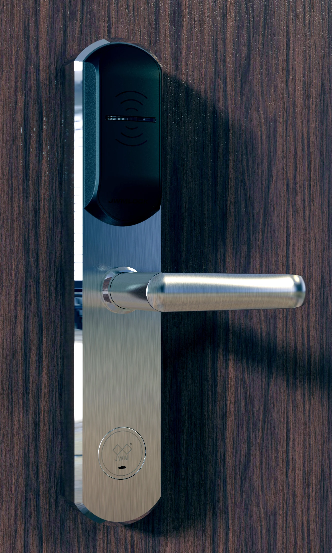Customize Battery Powered Remote Opening Electronic Hotel Office Reader Card Door Lock RFID Smart Lock Key Home - ANKUX.COM