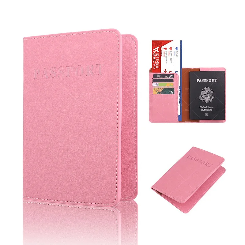 

Porta Pasaporte|custom Plain Leather Passport Holder Wallet Travel Pouch Passport Holder Organizer PU Passport Cover Fashion, Customized color