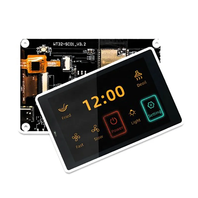 

WT32SC01 16MB Custom Dual-Core CPU 2-Point Control Touch LCD Display Screen 3.5 Inch 320*480 Wholesale