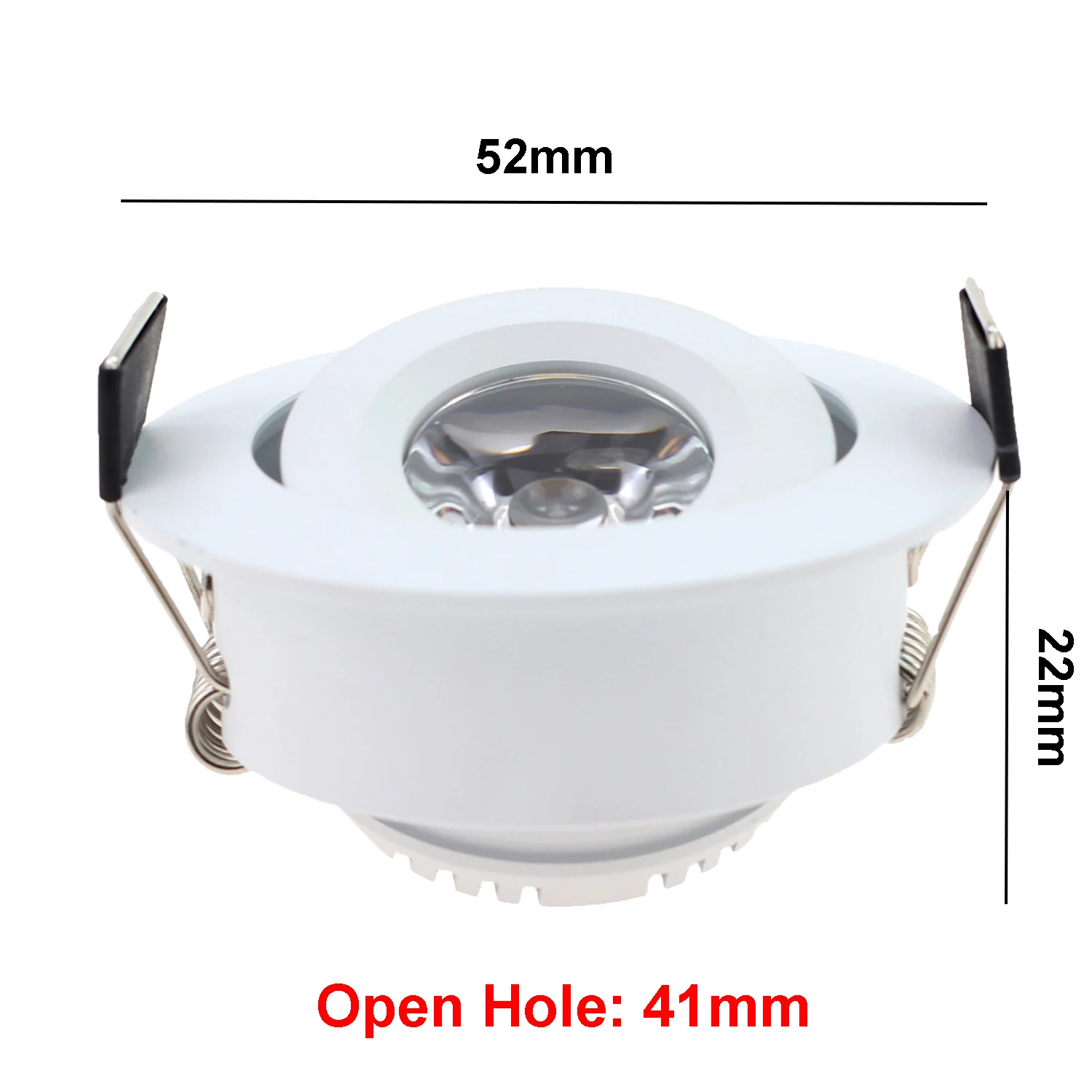 Hot Sale Anti Glare Aluminum 12V 3W Adjustable Recessed Led Ceiling Downlight