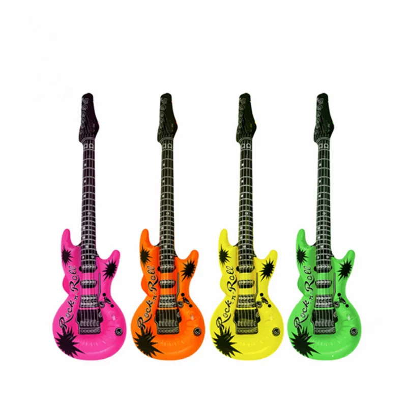 
PVC Inflatable custom inflatable toy guitar instrument 