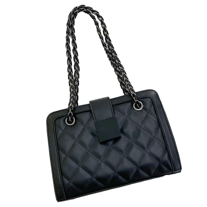 

High Quality Ling Embroider Line Fashion Cross Body Bag Customized Unique All-match Retro Ladies Square PU Leather Handbag, Customize