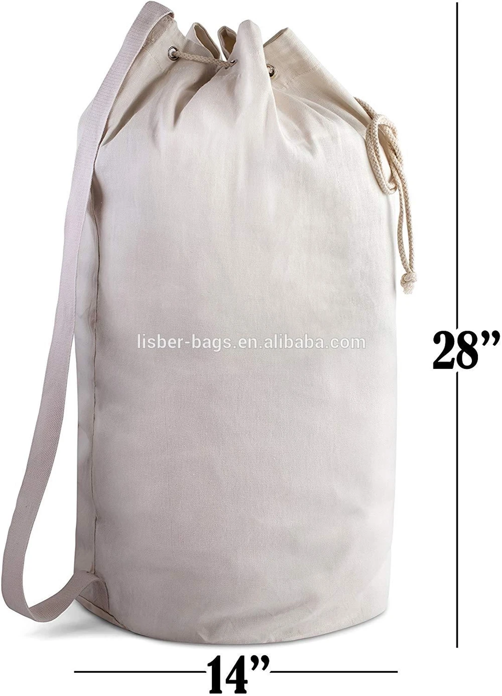 Small Laundry Bag, Drawstring, Closure, Grommets, for Home and