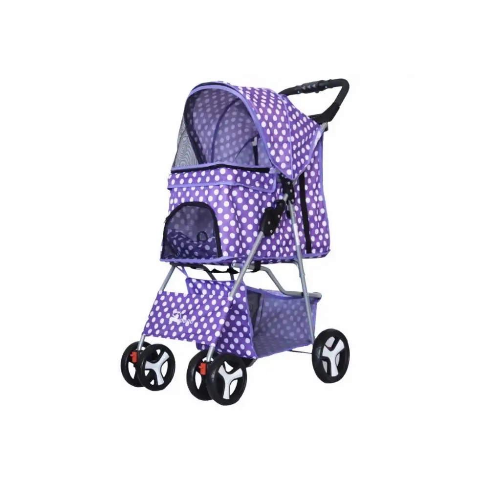 

Direct Deal 2020 New and Unique Pet Product Lightweight and Foldable Pet Cart Dog Four Wheeled Folding Cart Pet Car