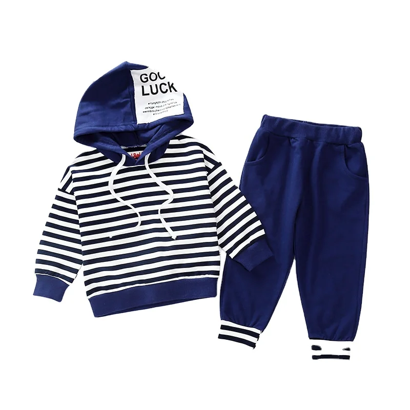 

kids clothes set boys clothes set cotton hoodies and sweatpants two-pieces set kids boys sweat clothes