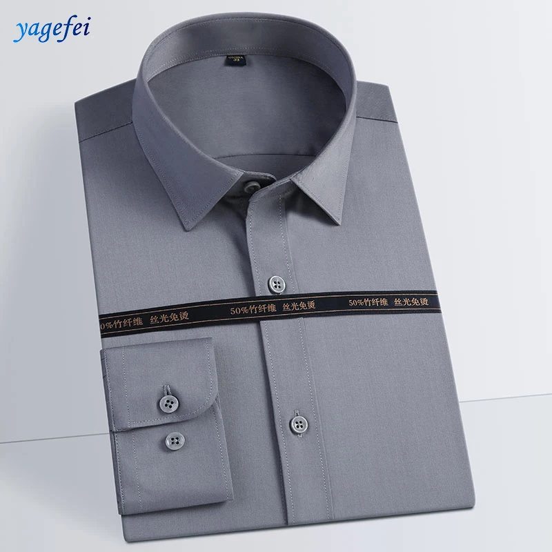 

Made in China the best quality non-iron men's shirt bamboo fiber cotton business shirt, Colors
