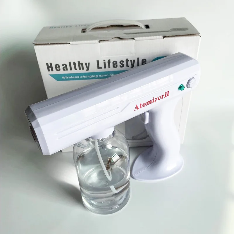 Blue Ray Nano Steam Sprayer Gun And Nano Spray Gun Rechargeable Nano