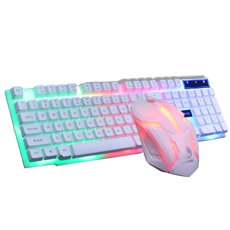 

GTX300 Wired Gaming Keyboard and Mouse with LED Rainbow Light Keyboard