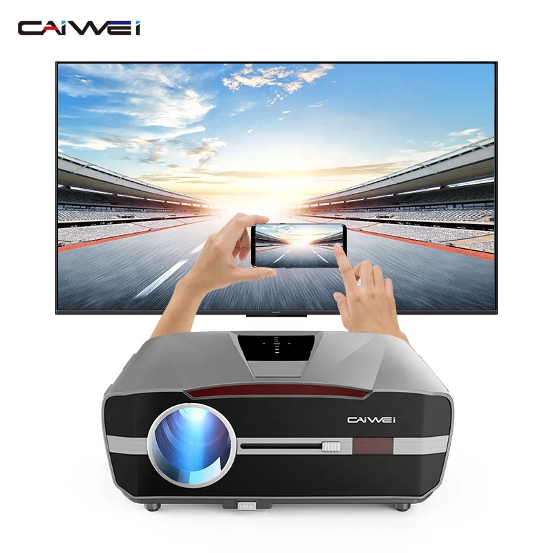 

caiwei new projuct A15K Smart 4K Projector1080P 13000 Lumens Auto Focus Android 9 Home LCD Full HD Projector