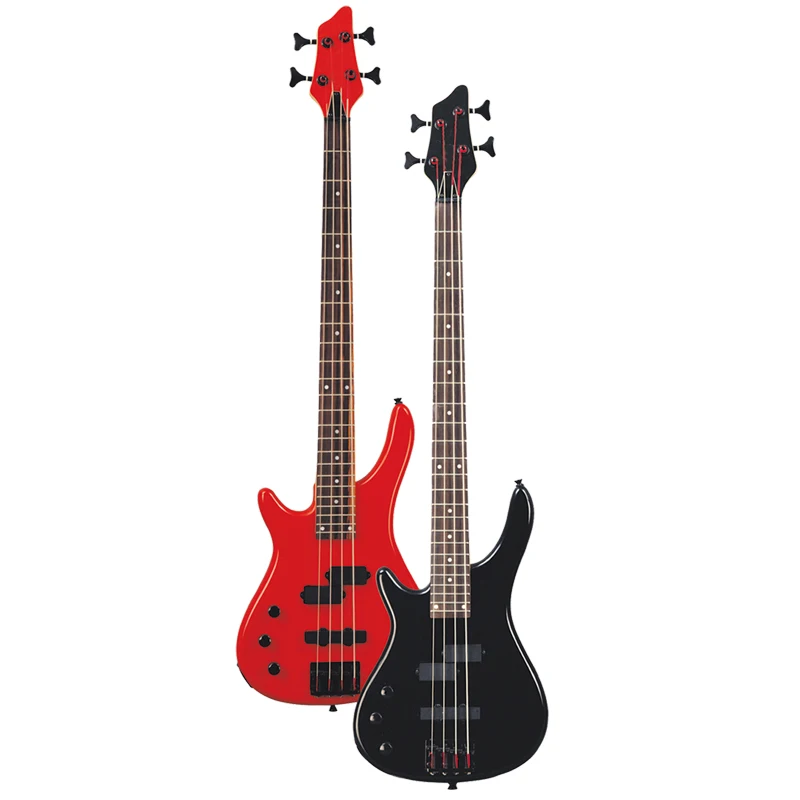

High Quality Hard Wood Body Factory Manufacturer Wholesale Good Price Electric Bass Guitar Made In China