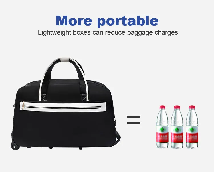 Yasoomade Tb029 Lightweight Durable Airport Leather Trolley Travel Bag