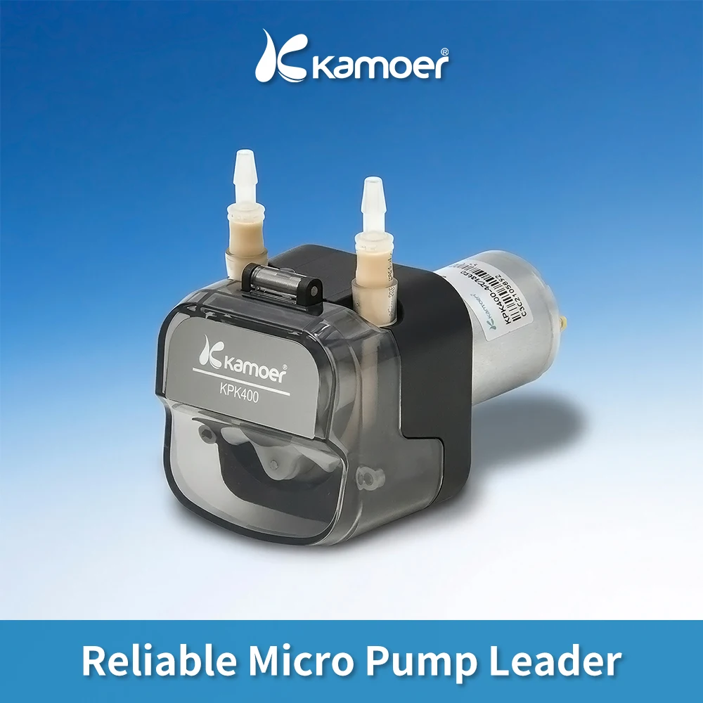Kamoer KPK400 260-400ml/min 12V 24V Brush Brushless 3 Rollers New Style Peristaltic Pump