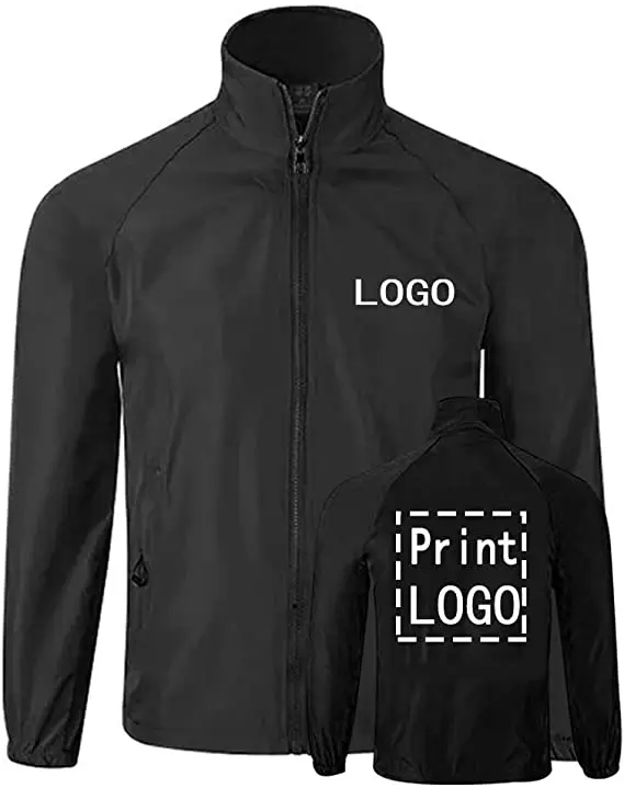 

Customized Man Women Plus size workwear Stitchwork Embroidery long sleeve shirts windbreaker team work
