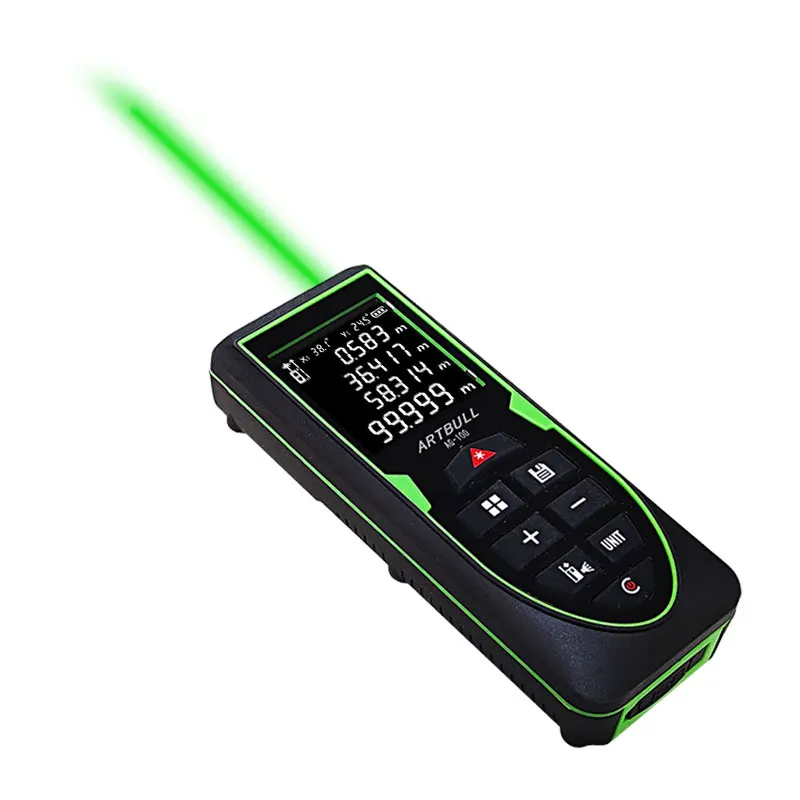 

CE FC digital laser distance meter 70m green laser range finder measuring tape Infrared rangefinder usb rechargeable