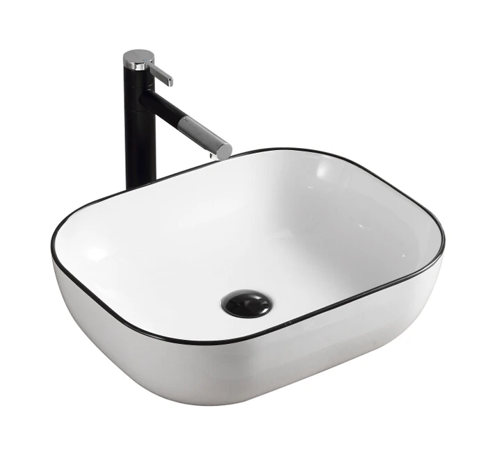 Modern Design Sinks Bathroom Hand Wash Ceramic Basin