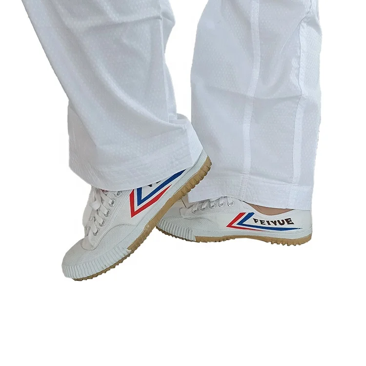 

Popular durable in use Taekwondo training Equipment PU Martial Art taekwondo Shoes, White