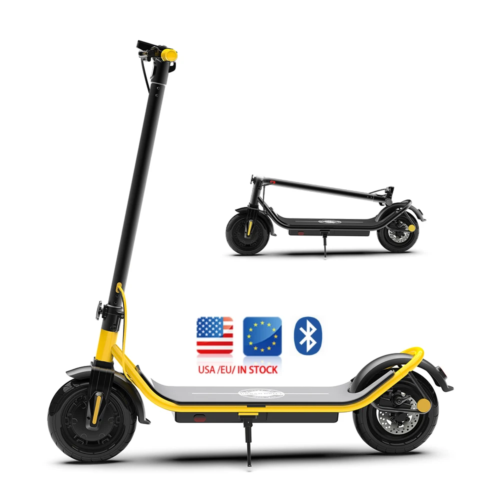 

China Supplier EU warehouse 30-45KM 10 inch foldable Adult kick scooter S006 Pro Electric Scooters with APP Control