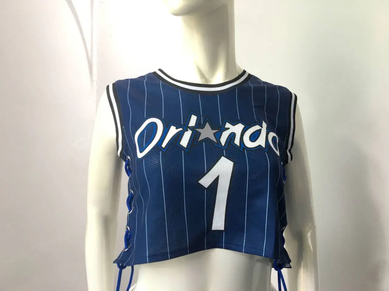 Custom Fashion Sports Style Sexy Bulls 23 Design Basketball Crop Top