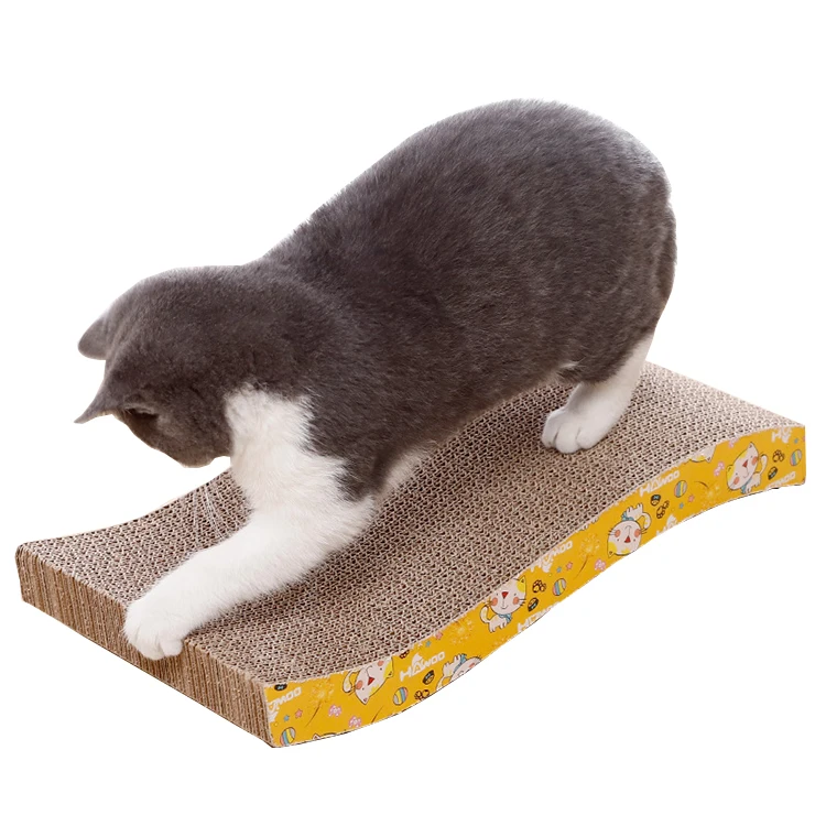 

High Quality S Shape Cat Corrugated Scratcher Board, As pictures